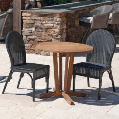 Lloyd Flanders Universal 2-Seat Wicker Bistro Set