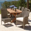 Lloyd Flanders Universal 8-Seat Wicker Dining Set