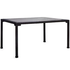Woodard Lorenzo Wicker 44" Square Dining Table By Alexa Hampton