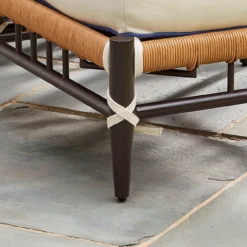 Lloyd Flanders Vinyl Wicker Low Country Lounging Ottoman 8 Lloyd Flanders Vinyl Wicker Low Country Lounging Ottoman -Patio Furniture Store Low country ottoman tie 68911.1675205249