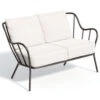 Oxford Garden Malti Loveseat - Bliss Linen Cushion - July 4th Sale - Good 'til The 8th!