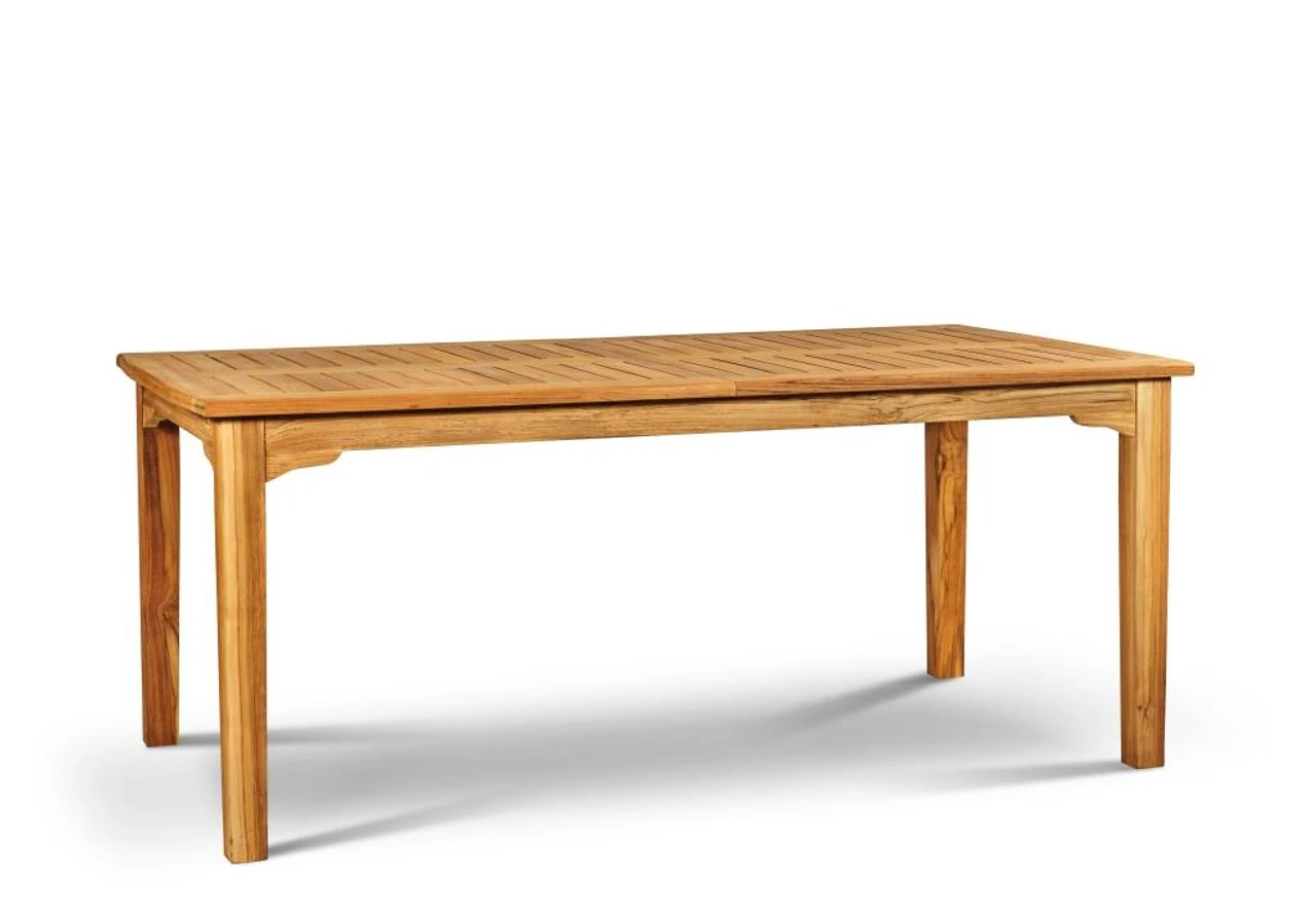 HiTeak Manorhouse 70" To 95" Rectangular Extendable Table 2 HiTeak Manorhouse 70" To 95" Rectangular Extendable Table - Image 2