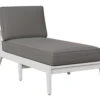 Berlin Gardens Resin Mayhew Armless Chaise Lounge Chair