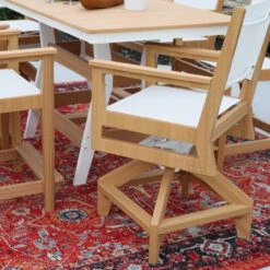 Berlin Gardens Mayhew Sling Swivel Counter Height Chair -Patio Furniture Store Mayhew Sling Counter Swivel Chair edited 51846.1673394839