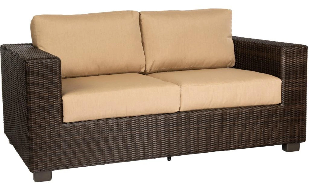 Whitecraft By Woodard Montecito Wicker Loveseat 2 Whitecraft By Woodard Montecito Wicker Loveseat - Image 2