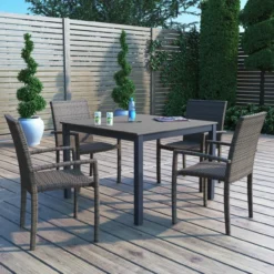 Forever Patio Ravello 41" Square 5 Piece Dining Set 10 Forever Patio Ravello 41" Square 5 Piece Dining Set -Patio Furniture Store NC2685DT 41 1 Hi Res 38735.1706194840