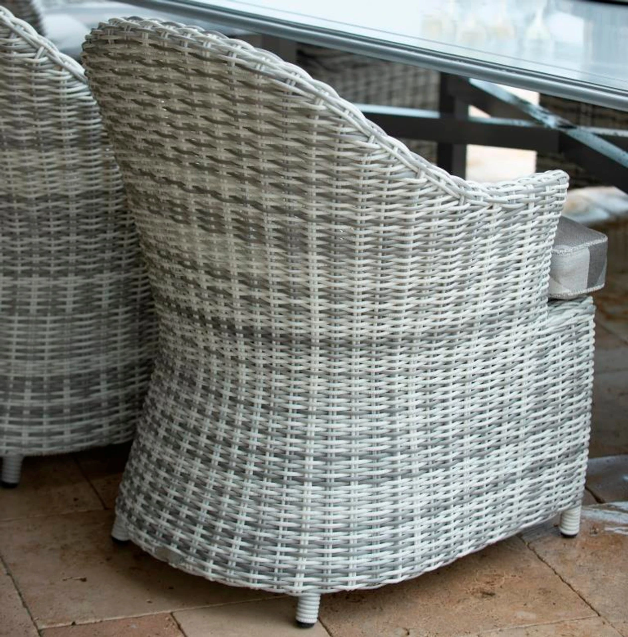 Whitecraft By Woodard Sonoma Wicker Dining Chair 2 Whitecraft By Woodard Sonoma Wicker Dining Chair - Image 2