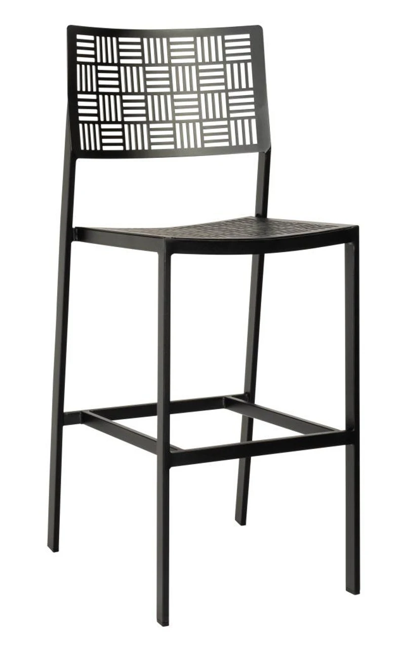 Woodard New Century Wrought Iron Bar Height Chair (Set Of 2) 1 Woodard New Century Wrought Iron Bar Height Chair (Set Of 2)