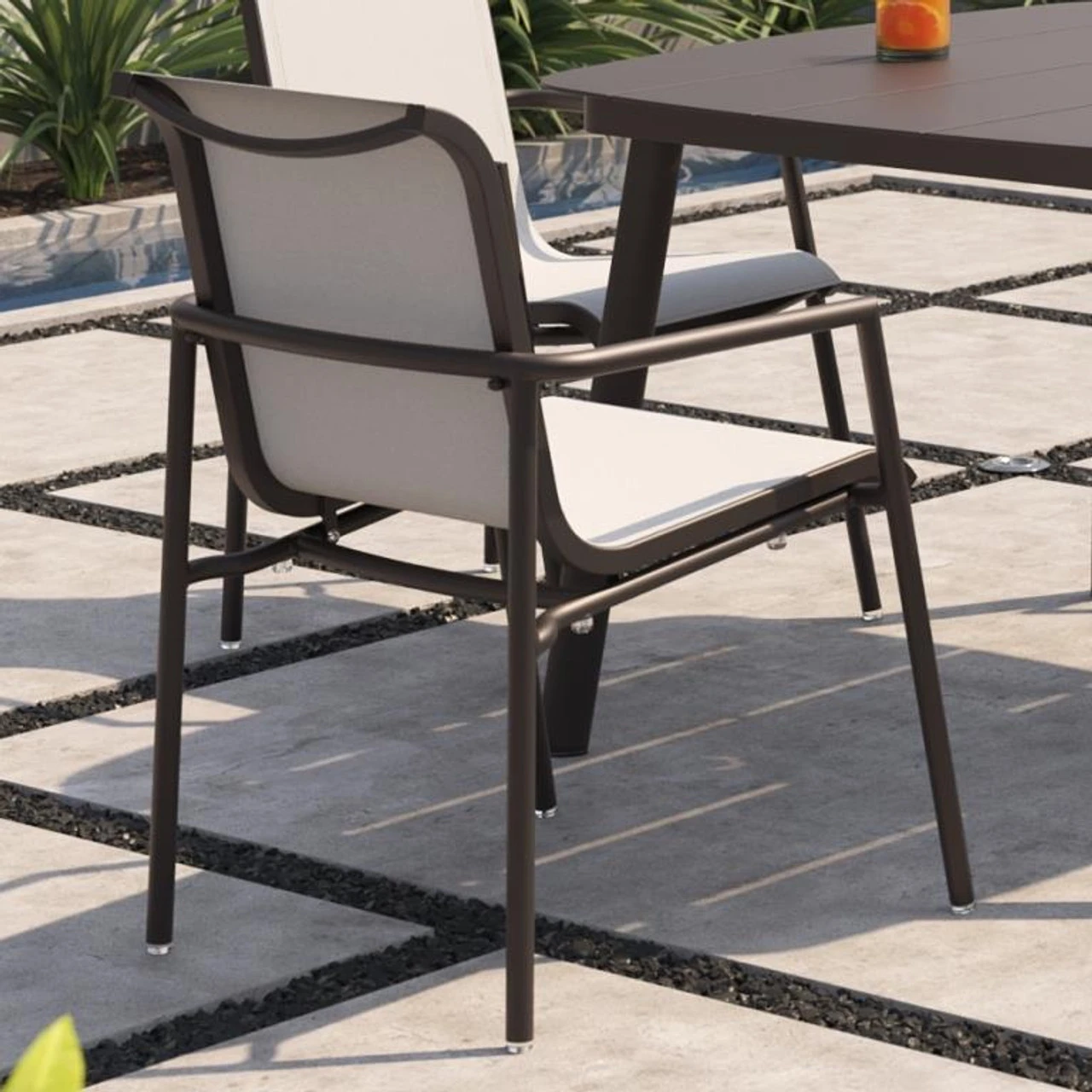 Oxford Garden Orso Sling Arm Chair (Set Of 2) - July 4th Sale - Good 'til The 8th! 3 Oxford Garden Orso Sling Arm Chair (Set Of 2) - July 4th Sale - Good 'til The 8th! - Image 3