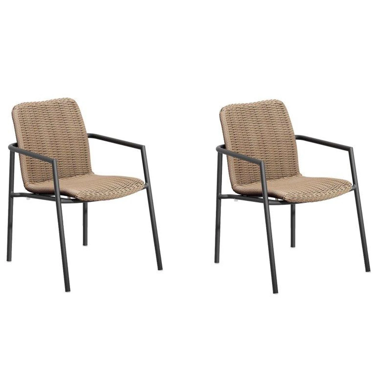 Oxford Garden Orso Wicker Arm Chair - Sand Wicker (Set Of 2) - July 4th Sale - Good 'til The 8th! 1 Oxford Garden Orso Wicker Arm Chair - Sand Wicker (Set Of 2) - July 4th Sale - Good 'til The 8th!