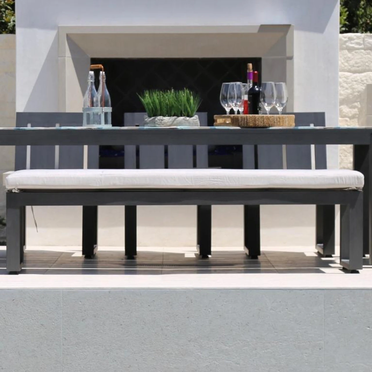 Sunset West Redondo Dining Bench 3 Sunset West Redondo Dining Bench - Image 3