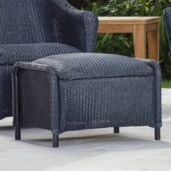 Lloyd Flanders Loom Reflections Padded Ottoman