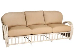 Whitecraft By Woodard River Run Wicker Sofa