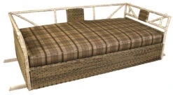 Whitecraft By Woodard River Run Wicker Sleeping Porch Swing