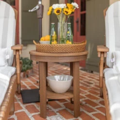 Berlin Gardens Resin 22" Round End Table