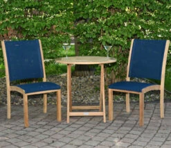Three Birds 3-Piece Riviera Side Chair Bistro Set