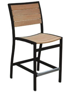 Three Birds SoHo Teak Counter Height Side Chair - Set Of 2 -Patio Furniture Store SH10 B Edited 65427.1696350024