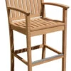 Three Birds St. Lucia Teak Bar Armchair