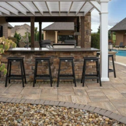 Berlin Gardens Resin Saddle Seat Bar Stool -Patio Furniture Store Saddle Back Bar Stools Edited 21354.1694793514