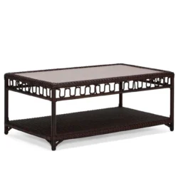 Woodard San Michele Wicker 6 Pc Lounge Set By Alexa Hampton -Patio Furniture Store San Michele Coffee Table S710211 edited 29535.1706209379