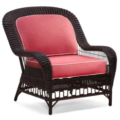 Woodard San Michele Wicker Lounge Chair Set By Alexa Hampton