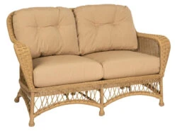 Whitecraft By Woodard Sommerwind Wicker Loveseat -Patio Furniture Store Sommerwind S596021 NAT edited 00891.1681938780