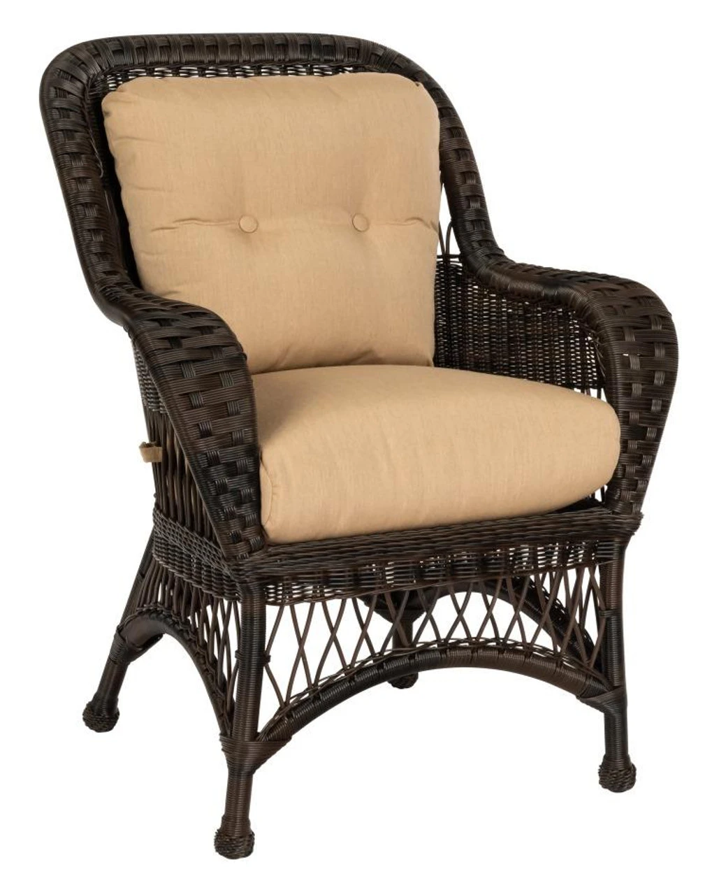 Whitecraft By Woodard Sommerwind Wicker Dining Chair 4 Whitecraft By Woodard Sommerwind Wicker Dining Chair - Image 4