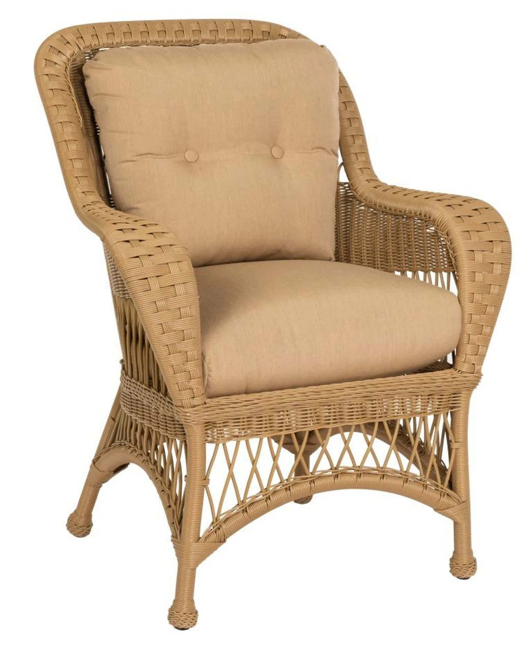 Whitecraft By Woodard Sommerwind Wicker Dining Chair 3 Whitecraft By Woodard Sommerwind Wicker Dining Chair - Image 3