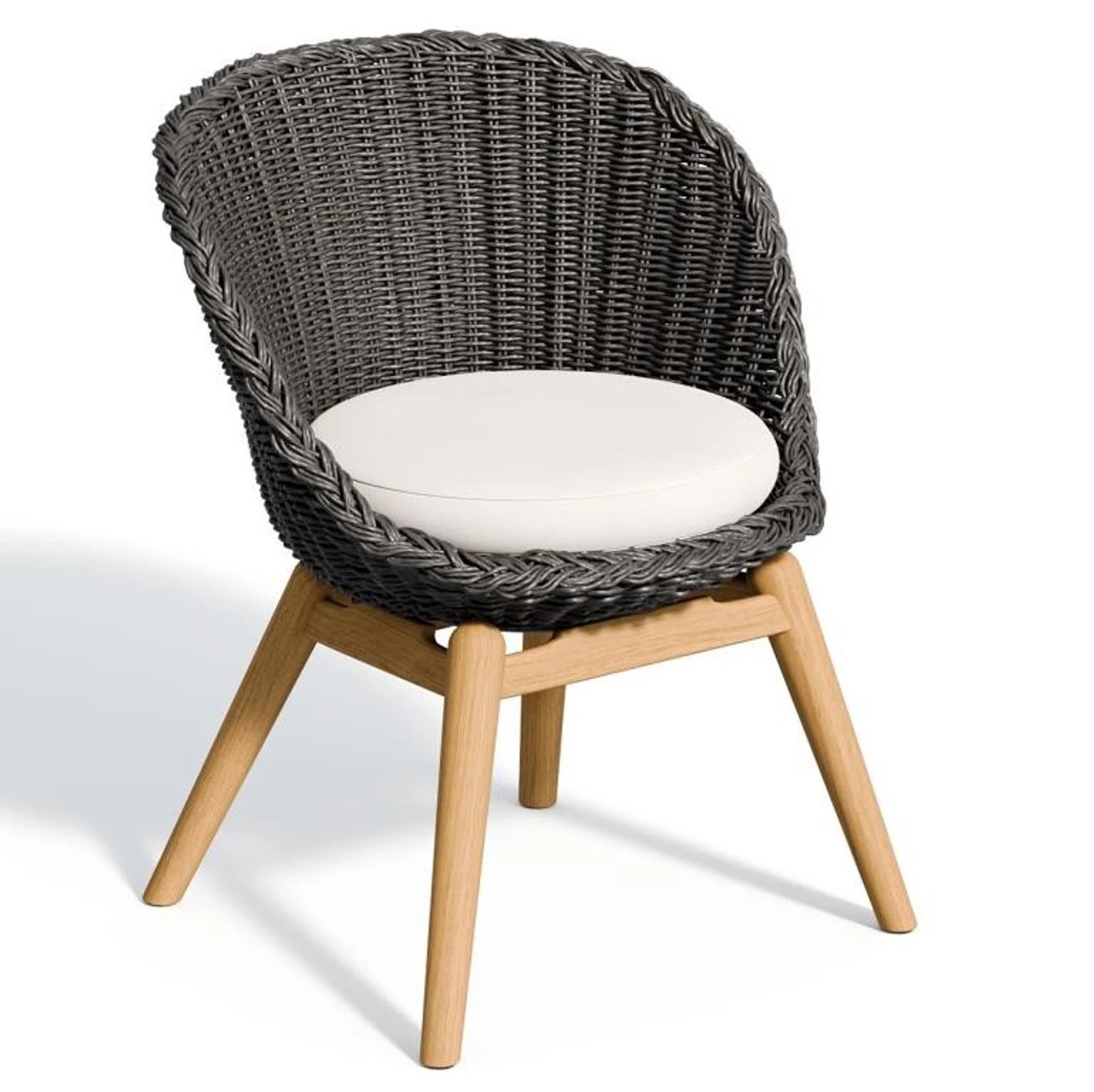 Oxford Garden Tulle Wicker & Teak 4 Seat Dining Set - July 4th Sale - Good 'til The 8th! 2 Oxford Garden Tulle Wicker & Teak 4 Seat Dining Set - July 4th Sale - Good 'til The 8th! - Image 2