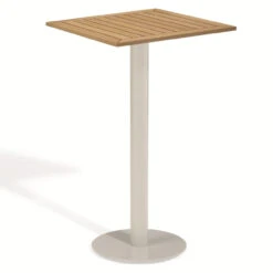 Oxford Garden Travira Square Tekwood Top Bar Table - 26" Sq - July 4th Sale - Good 'til The 8th!