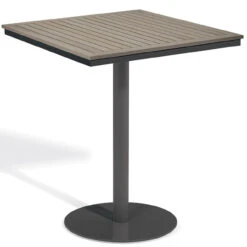 Oxford Garden Travira Square Tekwood Top Bar Table - 38" Sq - July 4th Sale - Good 'til The 8th!