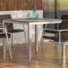 Oxford Garden Travira 39" Square HPL Top Dining Table - July 4th Sale - Good 'til The 8th!