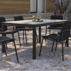 Oxford Garden Travira 63" Rectangular HPL Top Dining Table - July 4th Sale - Good 'til The 8th! -Patio Furniture Store TV63TAY PC.C App edited 19127.1667417844