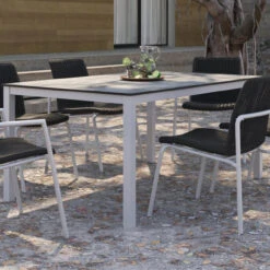 Oxford Garden Travira 63" Rectangular HPL Top Dining Table - July 4th Sale - Good 'til The 8th! -Patio Furniture Store TV63TAY PC.F App edited 91456.1667417844
