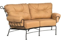 Woodard Wrought Iron Terrace Cressent Love Seat