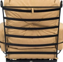 Woodard Wrought Iron Terrace Swivel Rocking Lounge Chair