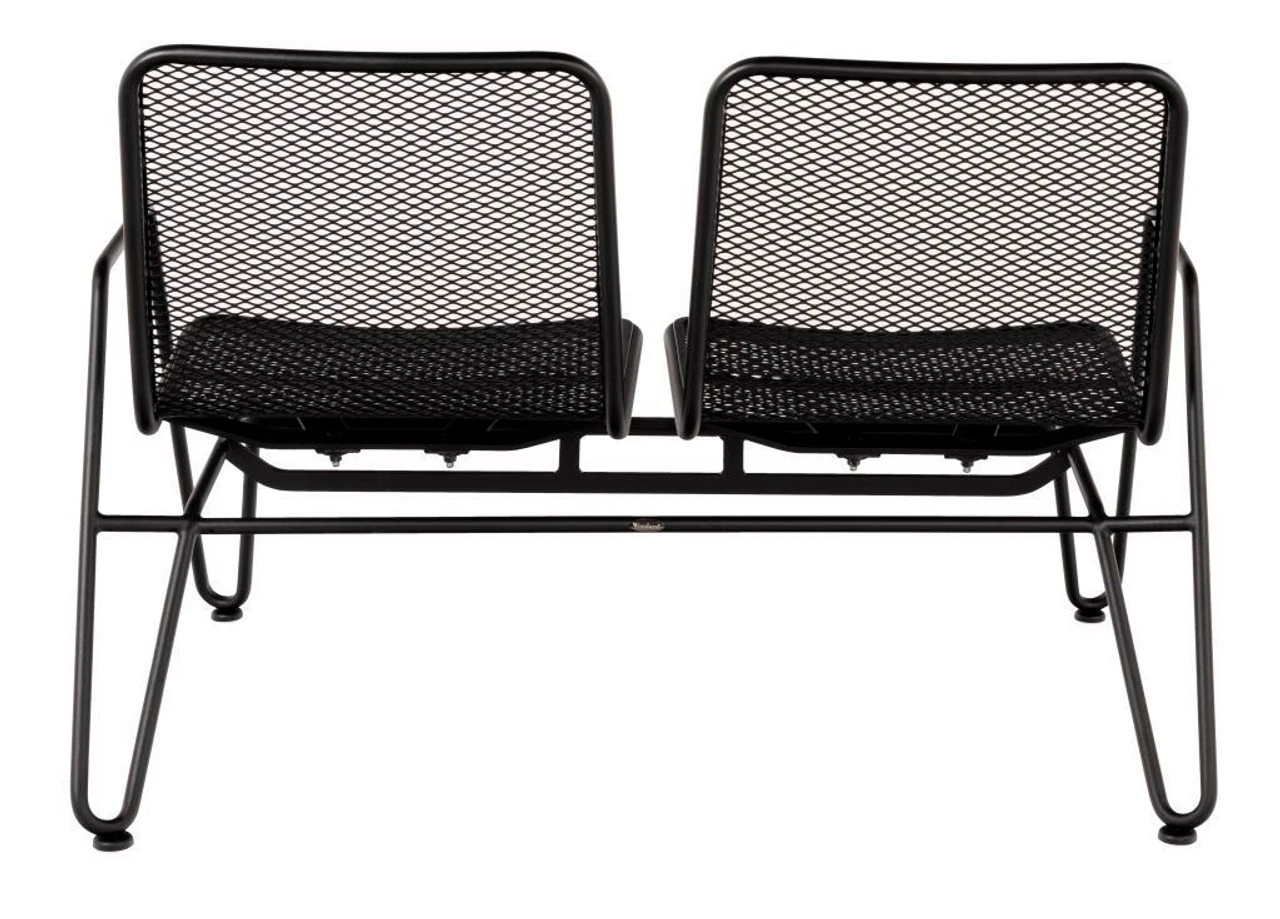 Woodard Wrought Iron Turner Dual Rocking Loveseat 1 Woodard Wrought Iron Turner Dual Rocking Loveseat