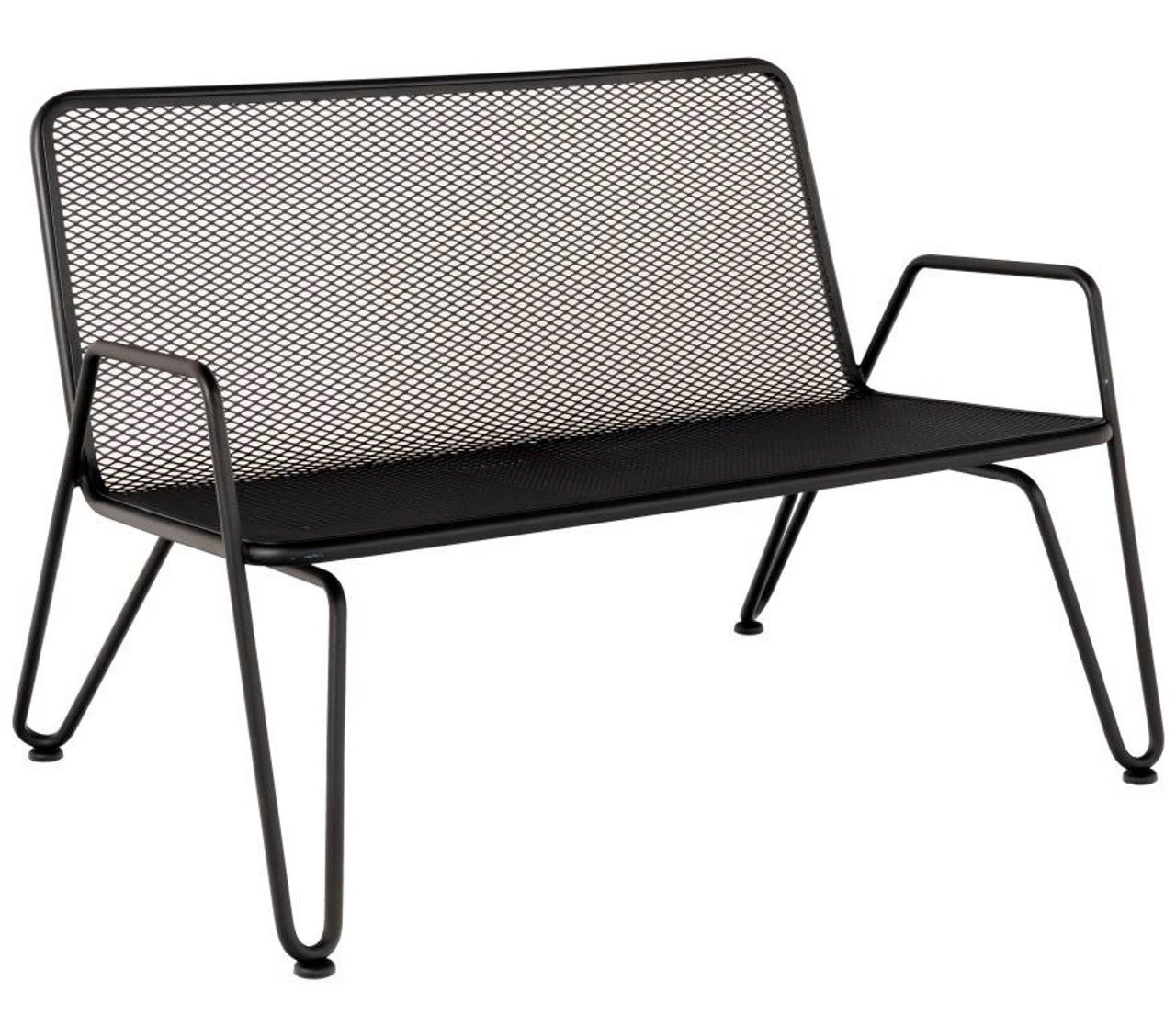 Woodard Wrought Iron Turner Loveseat 2 Woodard Wrought Iron Turner Loveseat - Image 2