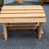 Pine Barrel Top Ottoman