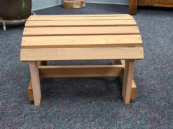 Pine Barrel Top Ottoman