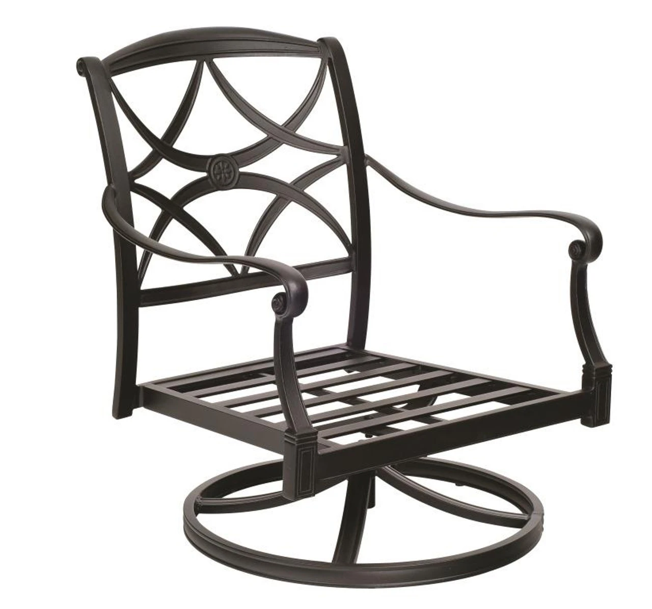 Woodard Aluminum Wiltshire Swivel Rocking Lounge Chair 3 Woodard Aluminum Wiltshire Swivel Rocking Lounge Chair - Image 3