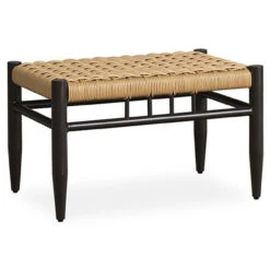 Lloyd Flanders Vinyl Wicker Low Country Woven Ottoman 8 Lloyd Flanders Vinyl Wicker Low Country Woven Ottoman -Patio Furniture Store Woven OttomanA 93703.1675208091