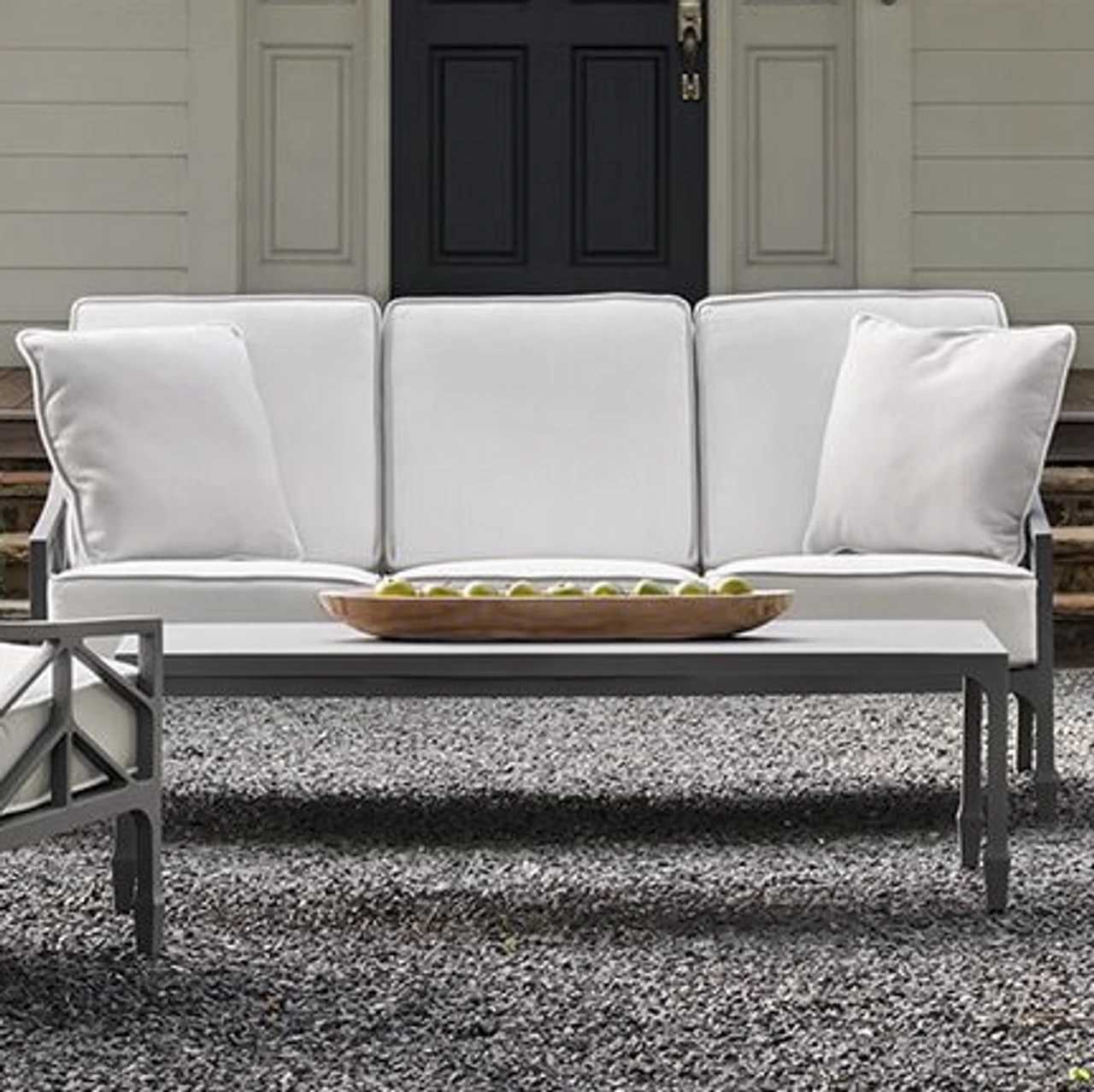 Woodard Aluminum Alberti Sofa By Alexa Hampton 5 Woodard Aluminum Alberti Sofa By Alexa Hampton - Image 5