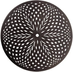 Woodard Apollo Aluminum 48" Round Umbrella Dining Table