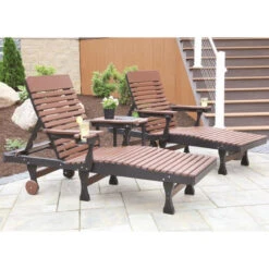 Berlin Gardens Casual Back Chaise Lounge Set