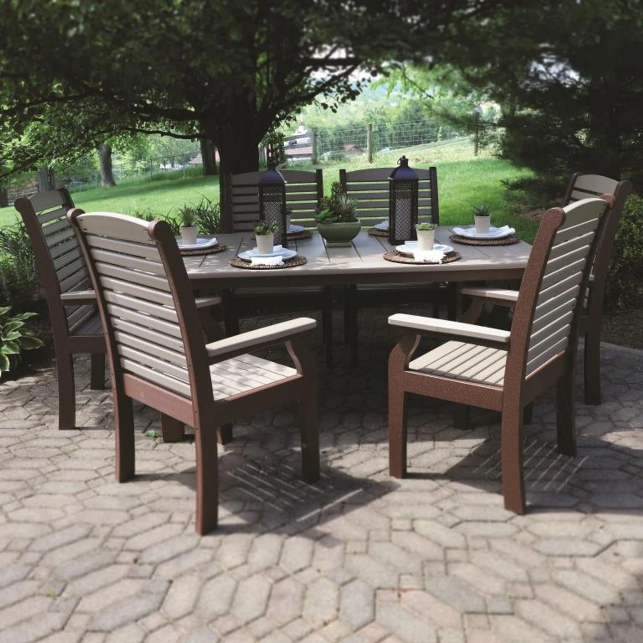 Berlin Gardens Classic Terrace 6 Seat Homestead Dining Set 4 Berlin Gardens Classic Terrace 6 Seat Homestead Dining Set - Image 4