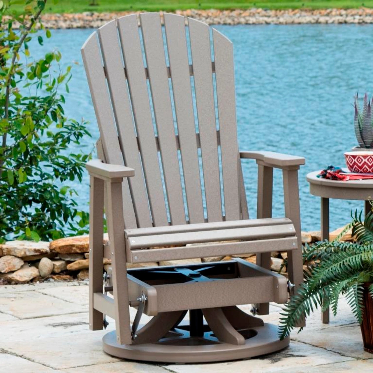 Berlin Gardens Comfo Back Resin Swivel Glider 1 Berlin Gardens Comfo Back Resin Swivel Glider