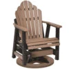 Berlin Gardens Cozi Back Resin Swivel Glider