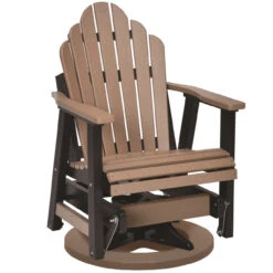 Berlin Gardens Cozi Back Resin Swivel Glider