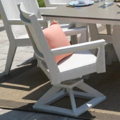 Berlin Gardens Mayhew Chat Swivel Rocker Dining Chair